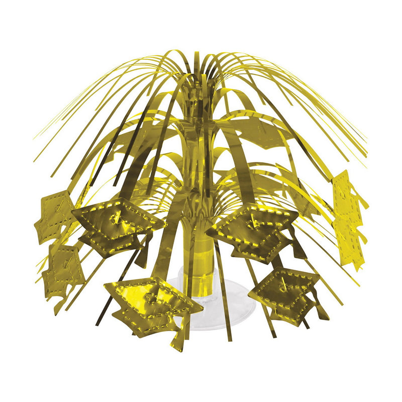 Grad Cap Mini Cascade Centerpiece – 7½" – (1/Pkg) by Beistle for Graduation Icon Cascades