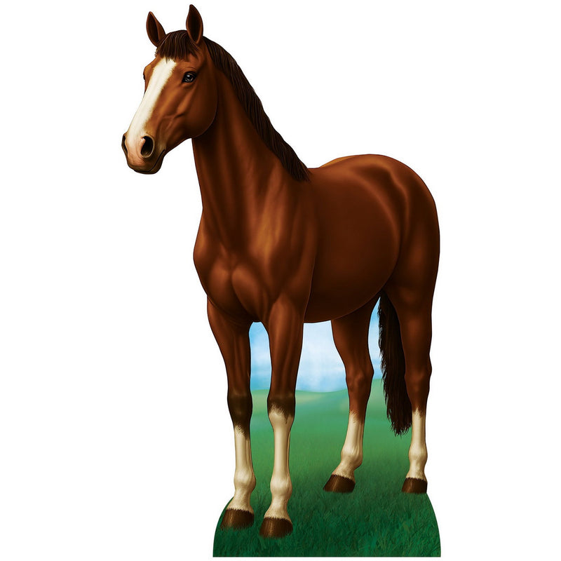 Horse Stand-Up – 4' 9½" x 33½" – (1/Box) by Beistle for Western 3-D Props