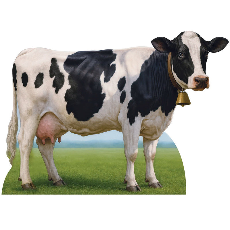 Cow Stand-Up – 3' 4" x 4' 8" – (1/Box) by Beistle for Farm 3-D Props