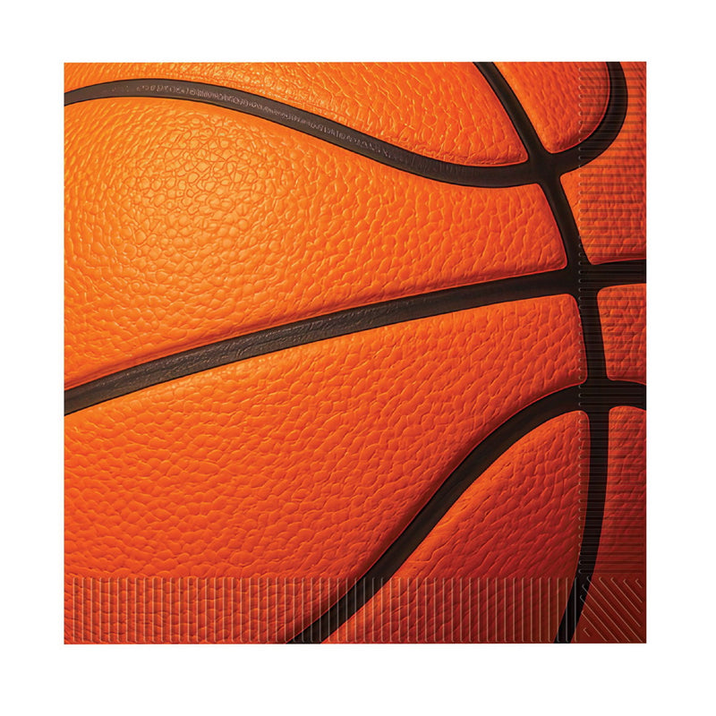 Basketball Luncheon Napkins – (16/Pkg) by Beistle Napkins-Lunch