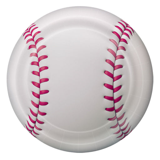 Baseball Plates – 9" – (8/Pkg) by Beistle Plates-Dinner