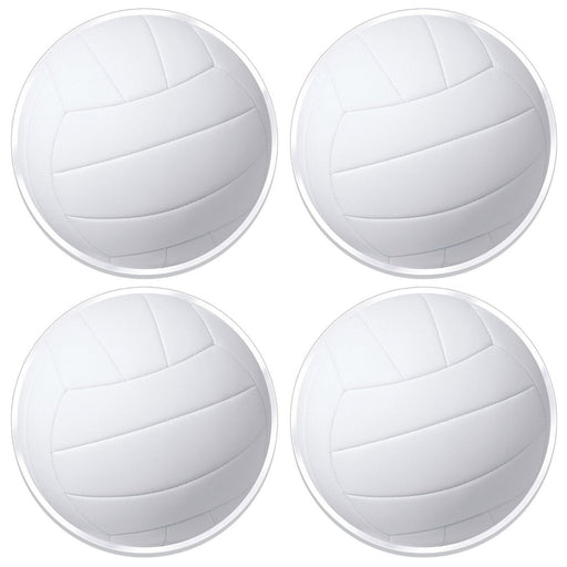 Plastic Volleyball Placemats – 13" – (4/Pkg) by Beistle Accessories
