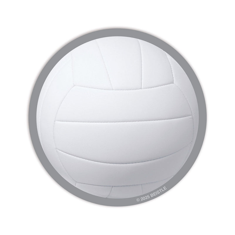 Volleyball Coasters – 3¼" – (8/Pkg) by Beistle