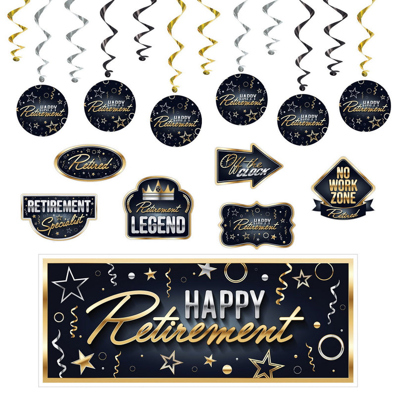 Retirement Party Kit – (19/Pkg) by Beistle Everyday