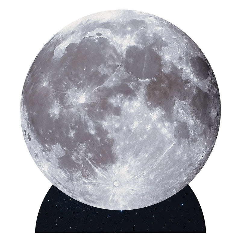 Moon Stand-Up – 4' 2" x 3' 8¾" – (1/Box) by Beistle for Space 3-D Props