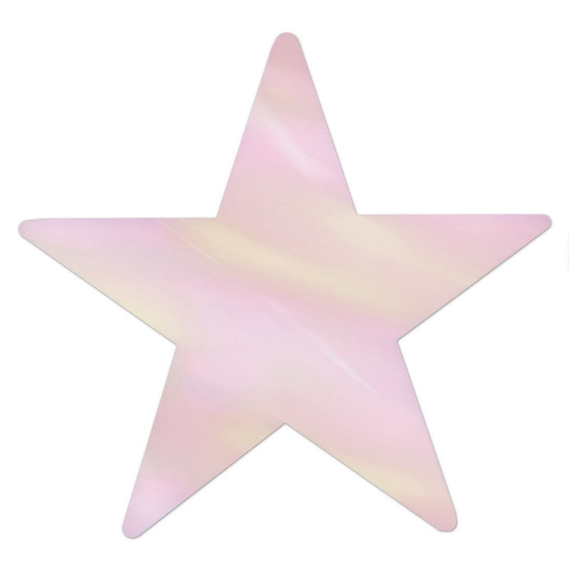 Metallic Star Cutouts – 3½" – (12/Pkg) by Beistle for General occasion