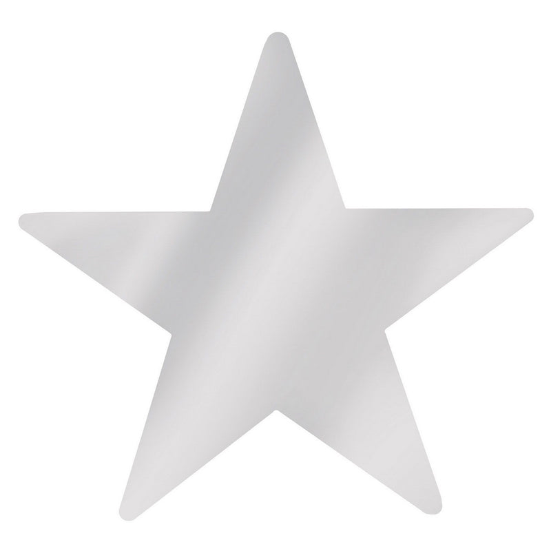 Metallic Star Cutouts – 3½" – (12/Pkg) by Beistle for General occasion