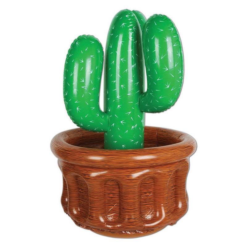 Inflatable Cactus Cooler – 18"W x 26"H – (1/Pkg) by Beistle for Western Inflatables