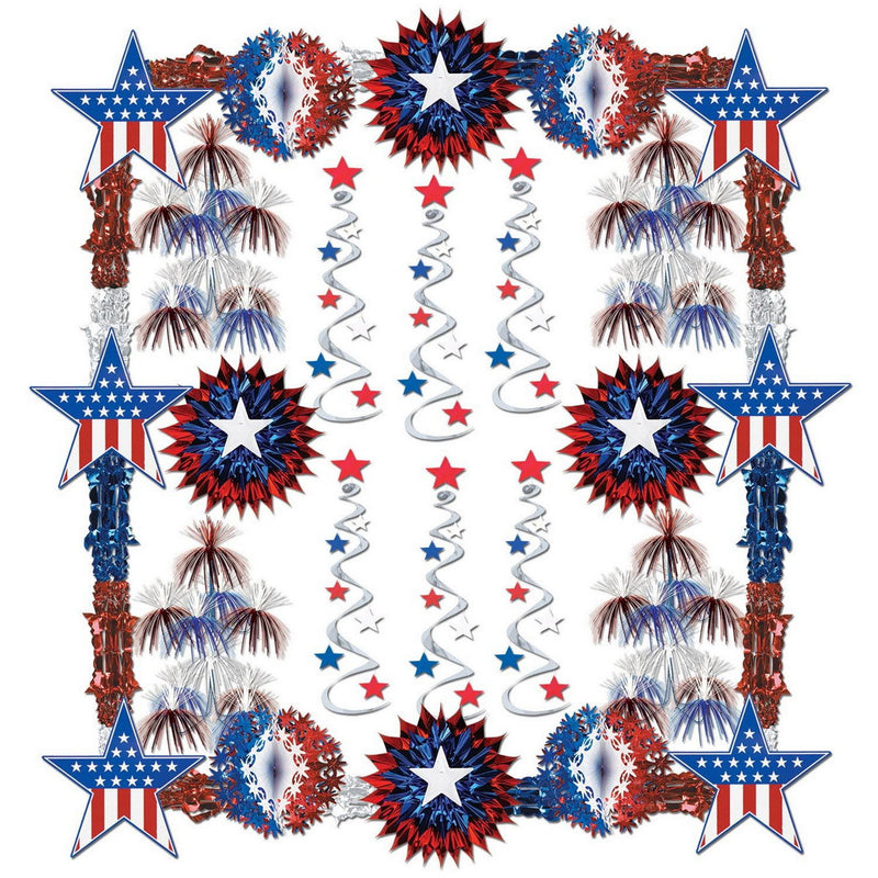 Patriotic Reflections Decorating Kit by Beistle Seasonal