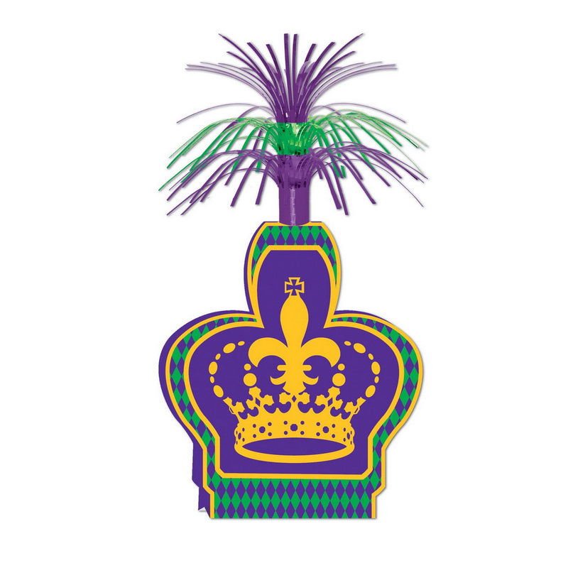 Mardi Gras Centerpiece – 15" – (1/Pkg) by Beistle Cascades