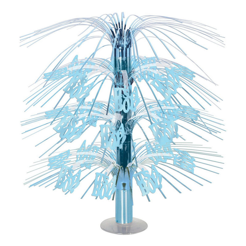 It's A Boy! Cascade Centerpiece – 18" – (1/Pkg) by Beistle for Baby Shower Icon Cascades