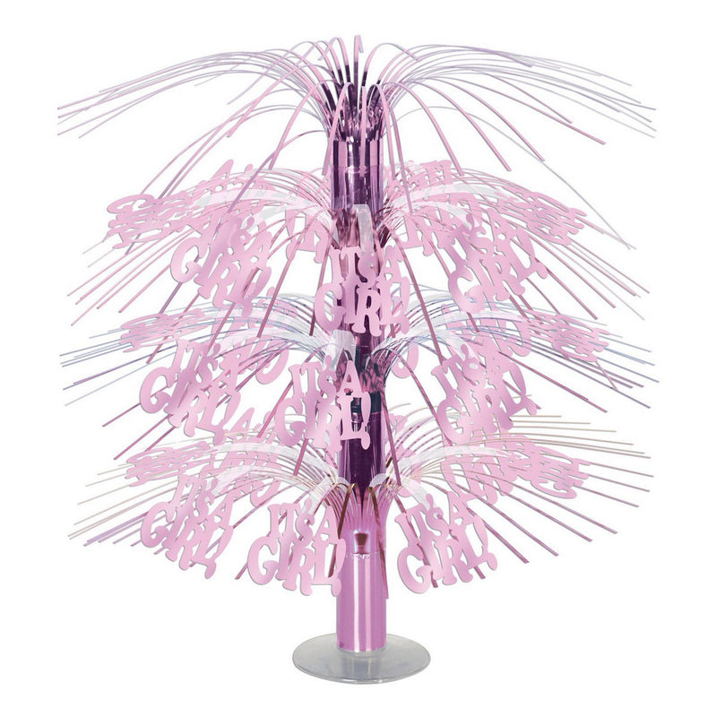 It's A Girl! Cascade Centerpiece – 18" – (1/Pkg) by Beistle for Baby Shower Icon Cascades