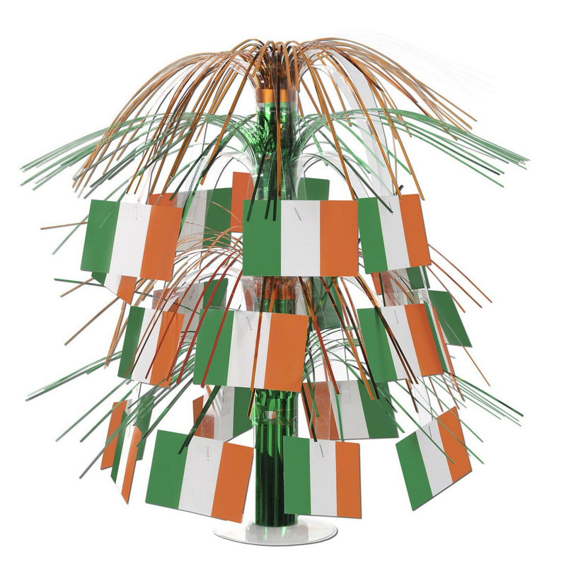 Irish Flag Cascade Centerpiece – 18" – (1/Pkg) by Beistle for St. Patrick's Day Icon Cascades