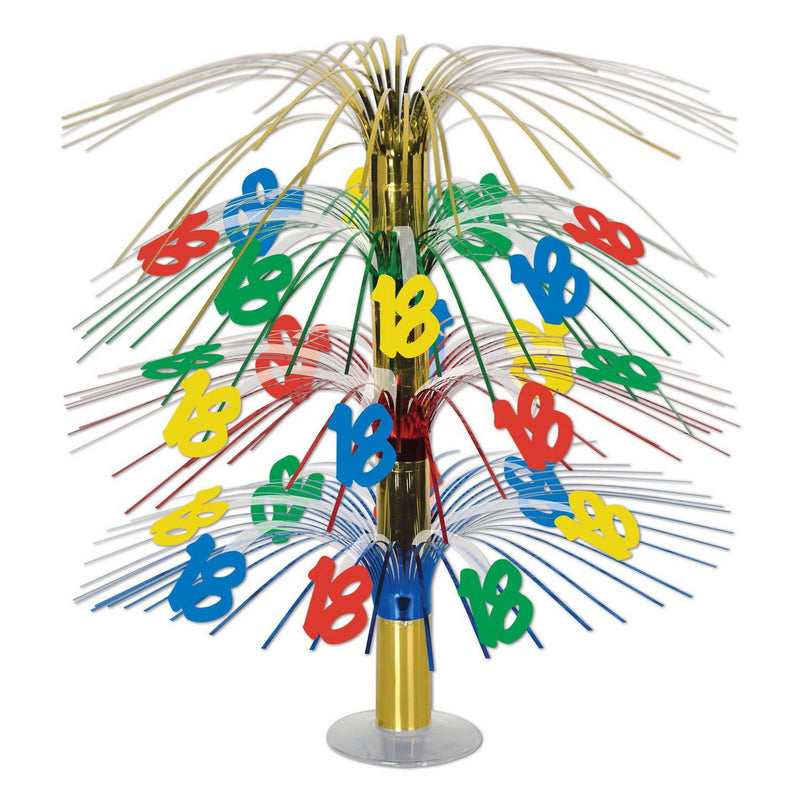 "18" Cascade Centerpiece – (1/Pkg) by Beistle for Age-specific birthday Icon Cascades