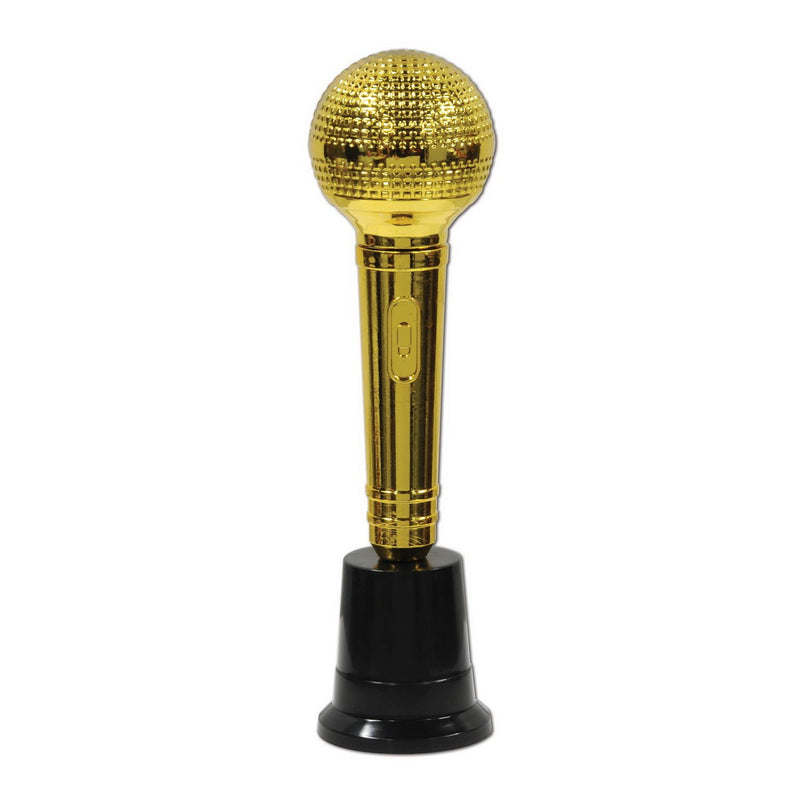 Microphone Award – 8½" – (1/Pkg) by Beistle for Awards Night Trophies