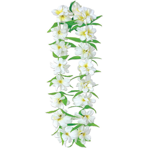Silk 'N Petals Tropical Jasmine Lei – 40" by Beistle for Luau Silk 'N Petal Leis