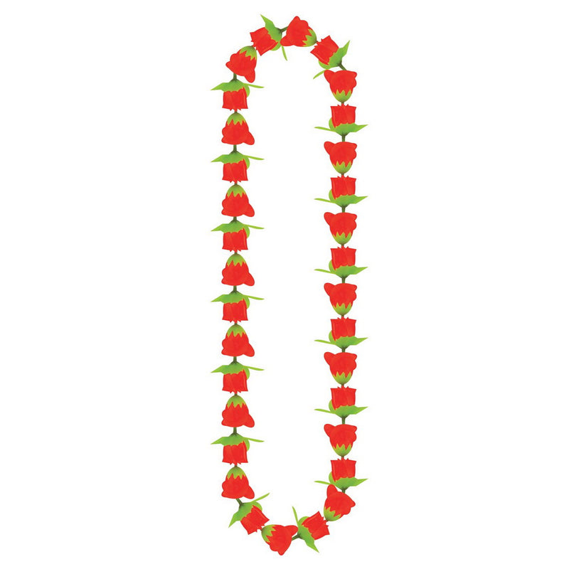 Rose Lei – 40" by Beistle for Derby Day Silk 'N Petal Leis