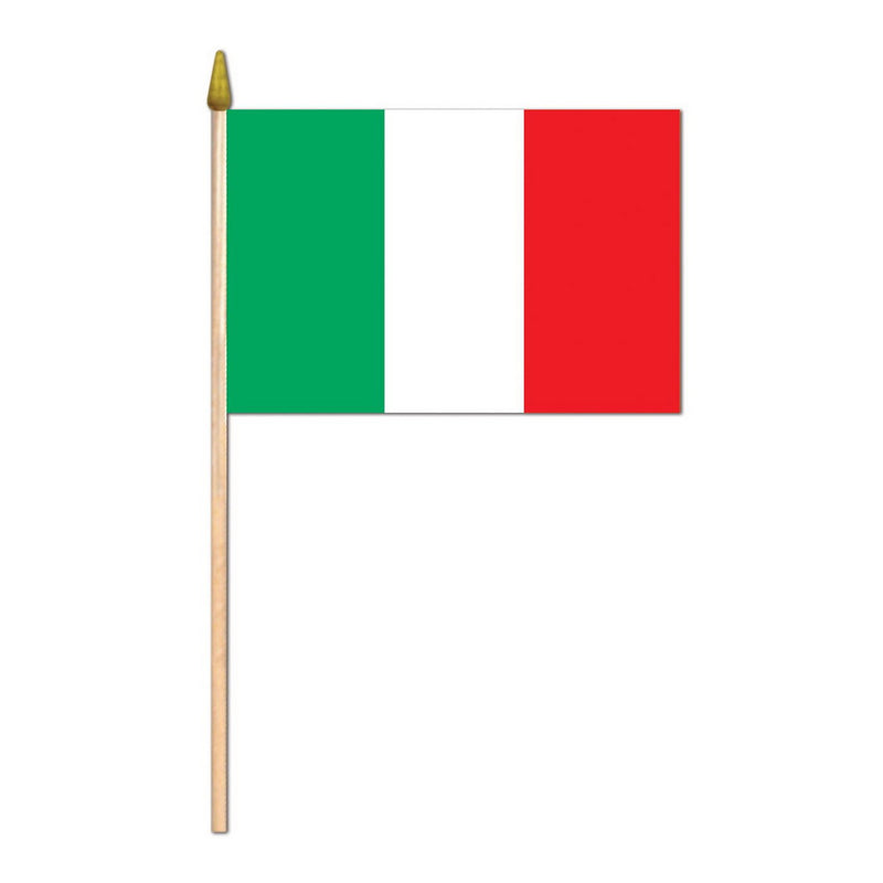 Italian Flag - Fabric – 4" x 6" by Beistle Flags