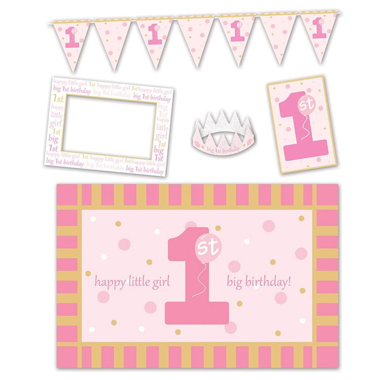 "1st" Birthday High Chair Decorating Kit – (5/Pkg) by Beistle for 1st Birthday Everyday