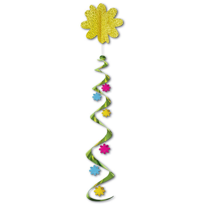 Jumbo Flower Whirl – 4' – (1/Pkg) by Beistle for Spring and Summer Whirls