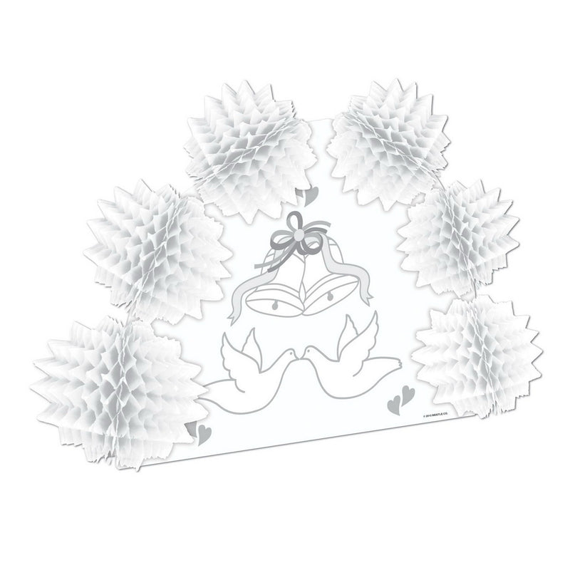 Wedding Pop-Over Centerpiece – 10" – (1/Pkg) by Beistle Tissue