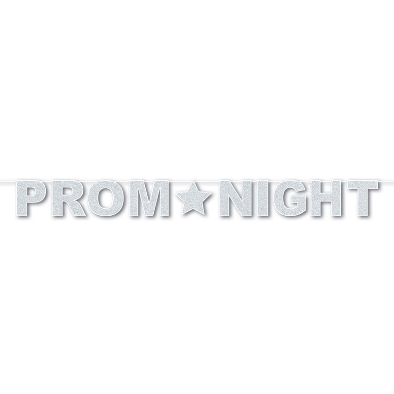 Glittered Prom Night Streamer – 8½" x 8' – (1/Pkg) by Beistle Streamers