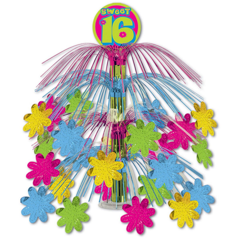 Sweet 16 Cascade Centerpiece – 21½" – (1/Pkg) by Beistle Icon Cascades