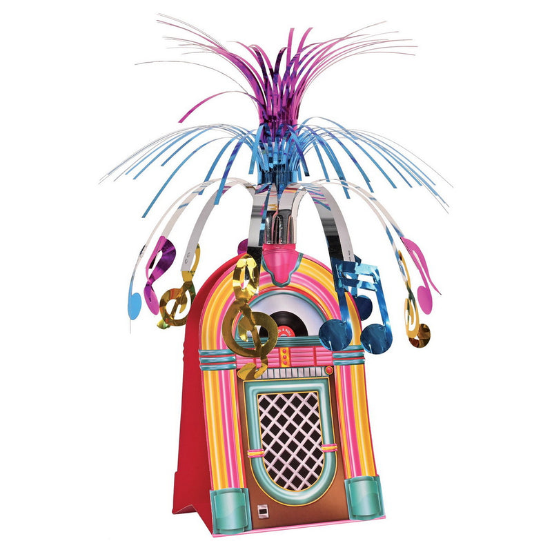 Jukebox Centerpiece – 15" – (1/Pkg) by Beistle for 50's and Rock & Roll Cascades