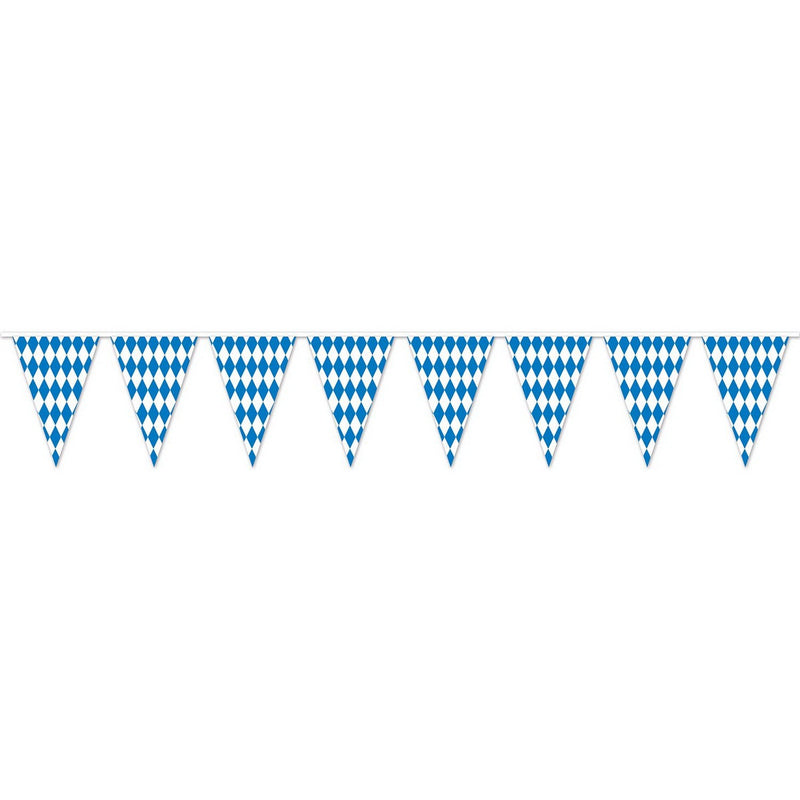 Oktoberfest Pennant Banner – 17" x 120' – (1/Pkg) by Beistle Pennant Banners