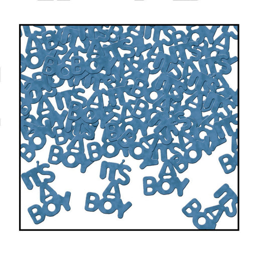 It's A Boy Fanci-Fetti – (½ Oz/Pkg) by Beistle for Baby Shower