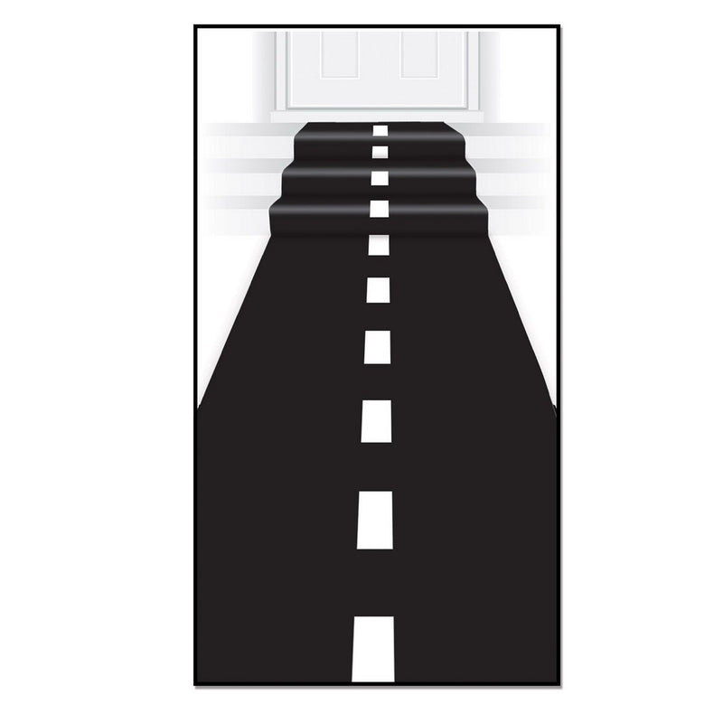 Racetrack Runner – 24" x 10' – (1/Pkg) by Beistle for Racing Aisle Runner