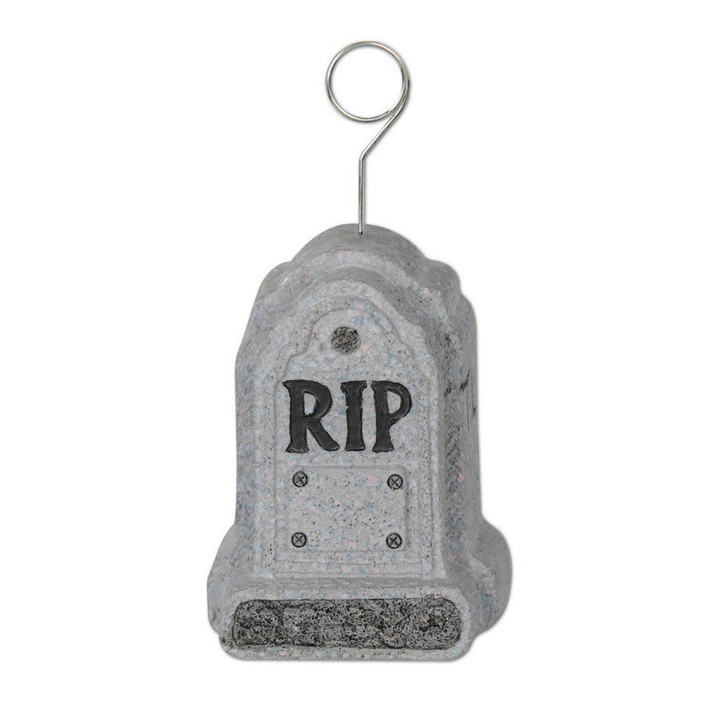 Tombstone Photo/Balloon Holder – 6 Oz by Beistle for Over-The-Hill Balloon/Photo Holders