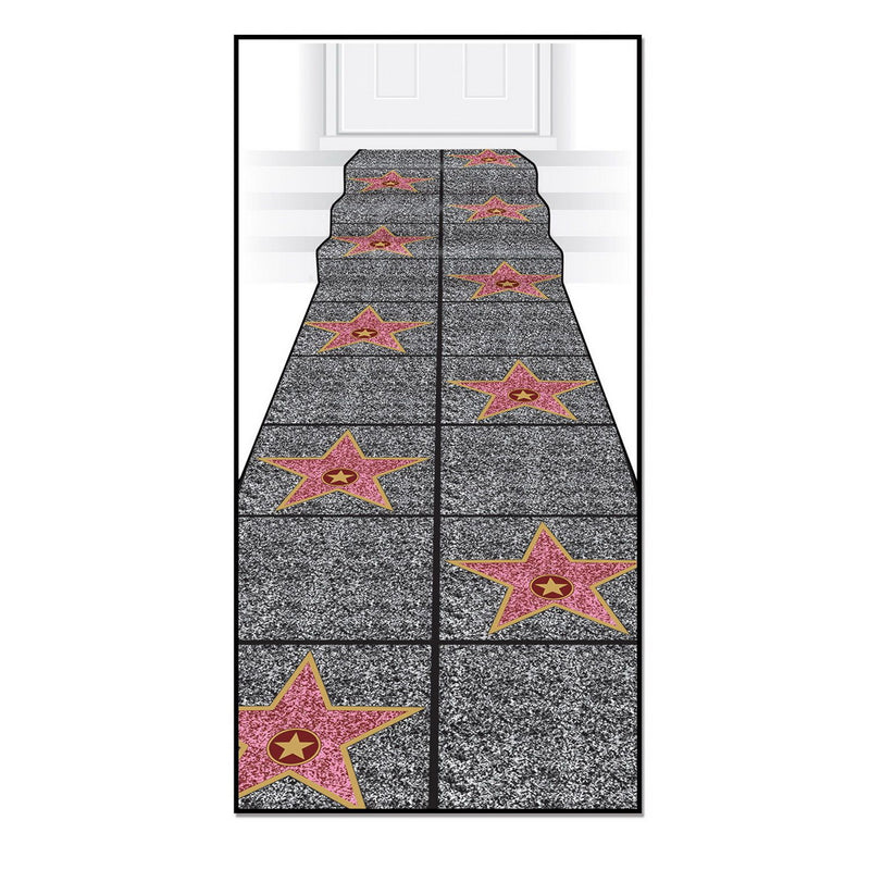 "Star" Runner – 24" x 10' – (1/Pkg) by Beistle for Awards Night Aisle Runner