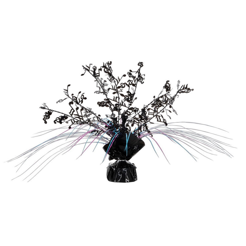 Musical Notes Gleam 'N Spray Centerpiece – 11" – (1/Pkg) by Beistle Gleam 'N Burst