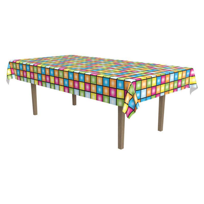 Disco Tablecover – 54" x 108" – (1/Pkg) by Beistle for 70's Table Covers - Patterned