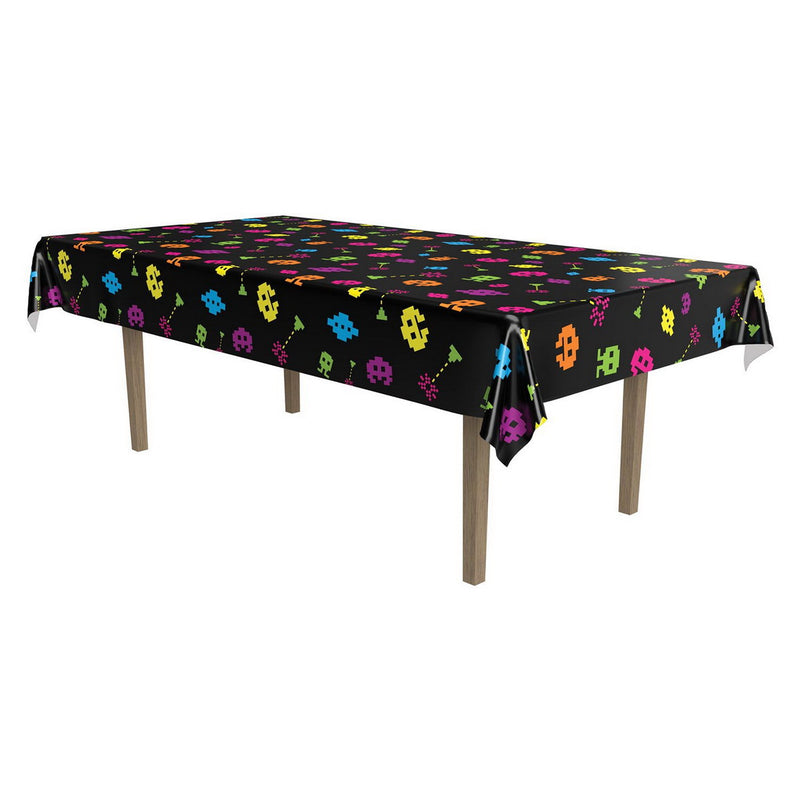 80's Tablecover – 54" x 108" – (1/Pkg) by Beistle Table Covers - Patterned