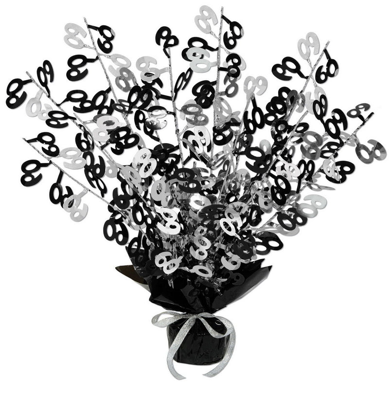 "60" Gleam 'N Burst Centerpiece – 15" – (1/Pkg) by Beistle for Over-The-Hill