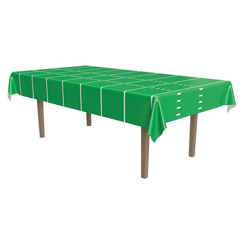 Game Day Football Tablecover – 54" x 108" – (1/Pkg) by Beistle Table Covers - Patterned