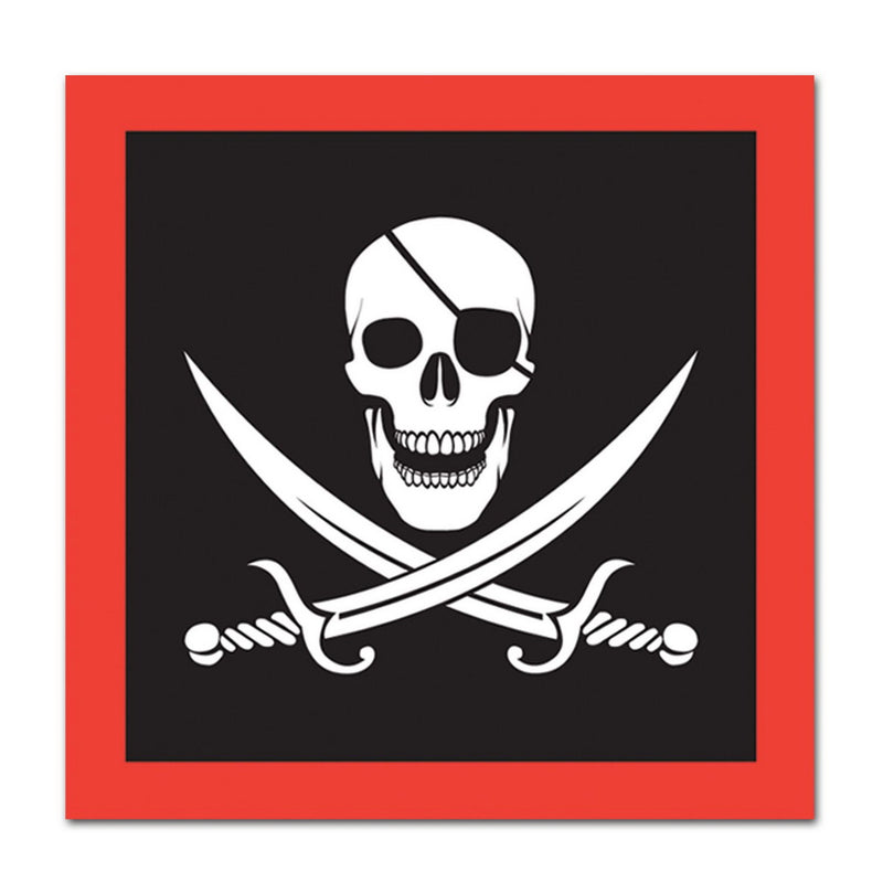 Pirate Luncheon Napkins – (16/Pkg) by Beistle Napkins-Lunch