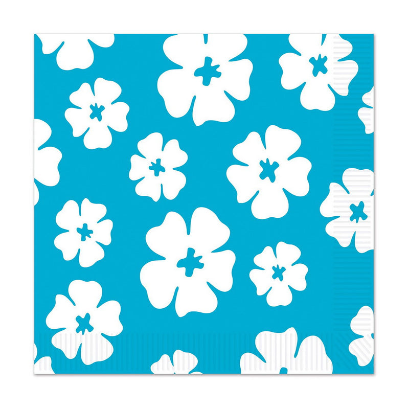Hibiscus Luncheon Napkins – (16/Pkg) by Beistle for Luau Napkins-Lunch