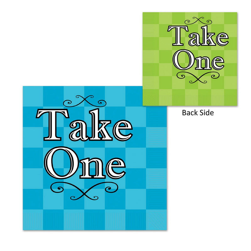 Alice In Wonderland Beverage Napkins – (16/Pkg) by Beistle Napkins-Beverage