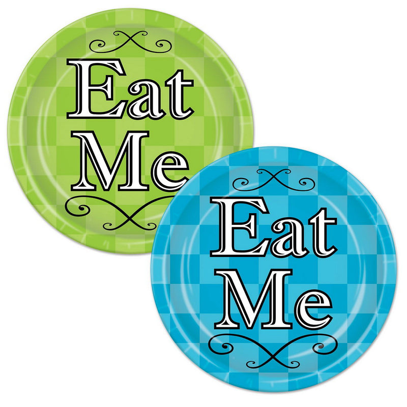 Alice In Wonderland Plates – 9" – (8/Pkg) by Beistle Plates-Dinner