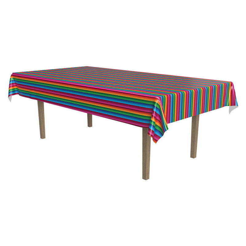 Fiesta Tablecover – 54" x 108" – (1/Pkg) by Beistle for Fiesta and Cinco de Mayo Table Covers - Patterned