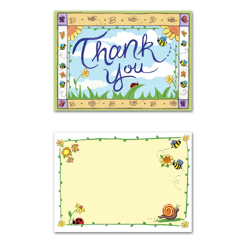B Is For Baby Thank You Notes – 4" x 5½" – (8/Pkg) by Beistle for Baby Shower Everyday