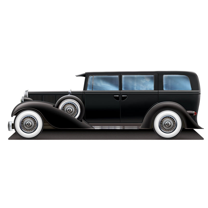 Gangster Car Stand-Up – 3' 6¼" x 10' – (1/Box) by Beistle for 20's 3-D Props
