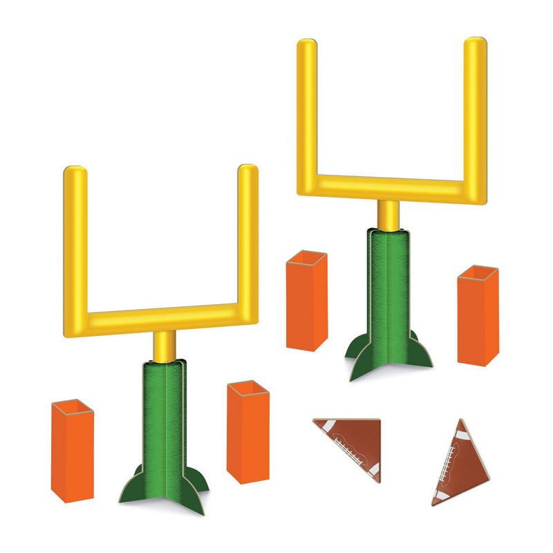 3-D Football Goal Post Centerpieces – 11" – (2/Pkg) by Beistle