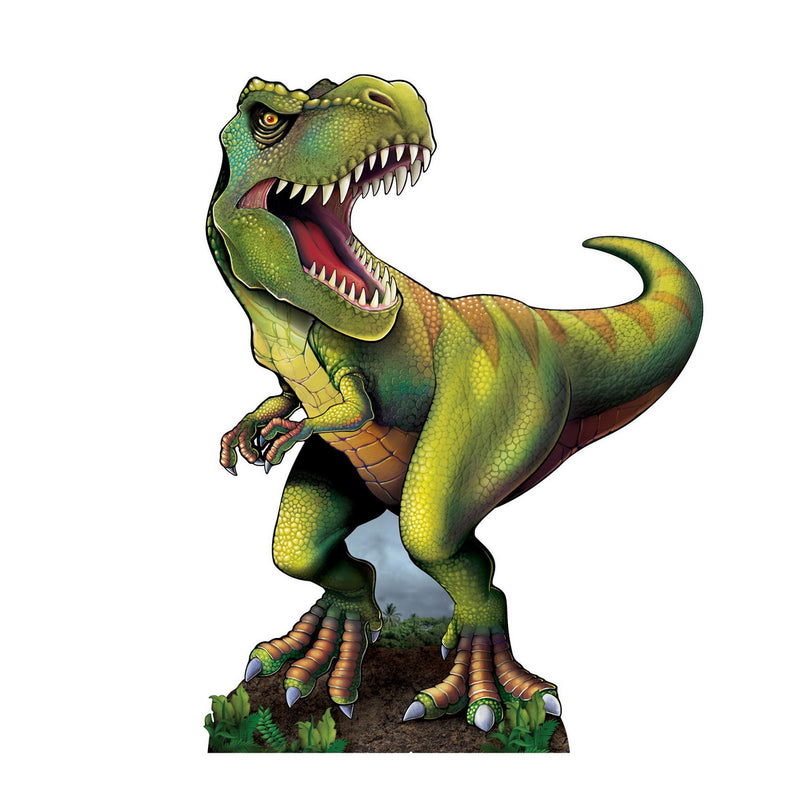 T-Rex Stand-Up – 6' ½" x 4' 5½" – (1/Box) by Beistle for Dinosaurs 3-D Props