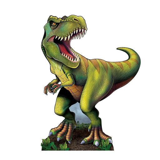 T-Rex Stand-Up – 6' ½" x 4' 5½" – (1/Box) by Beistle for Dinosaurs 3-D Props