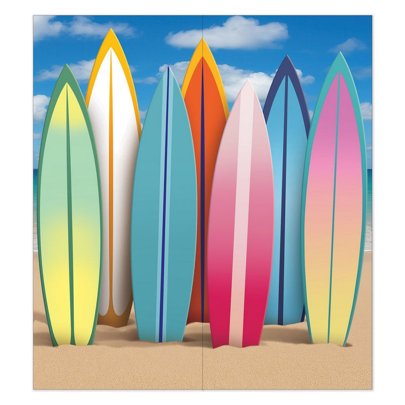 Surfboard Photo Prop – 7' x 6' – (1/Box) by Beistle for Luau Photo Props