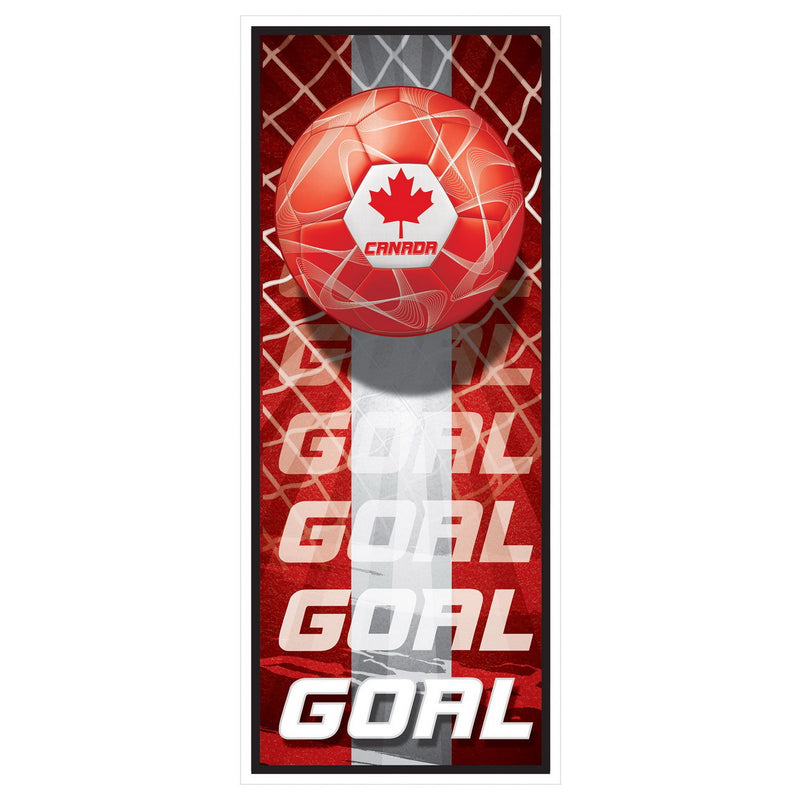 Door Cover - Canada – 6' x 30" – (1/Pkg) by Beistle for Soccer Door Covers